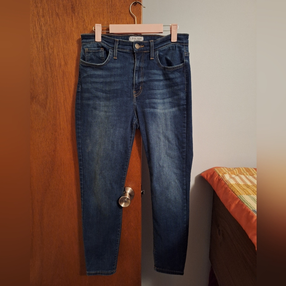 Judy Blue Women's Classic Blue Denim Jeans Skinny Leg Size 11/30